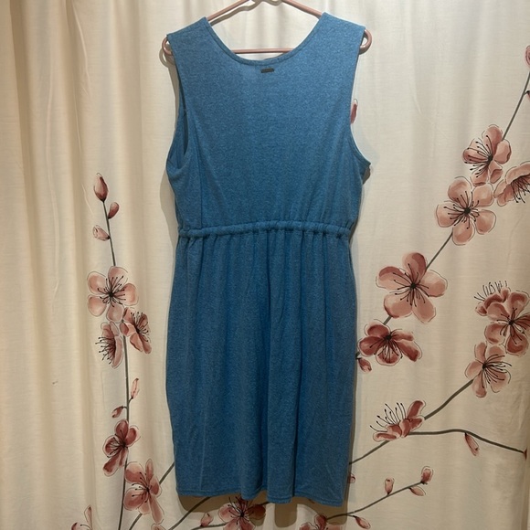 NWT PRANA Blue Hemp Blended Dress Size Medium - Picture 7 of 9